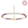 Bracelet freshwater pearl sterling silver MPB02 - bracelet - sterling silver - freshwater pearl - Amberliss