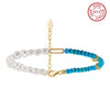 Bracelet freshwater pearl sterling silver MPB06 - bracelet - sterling silver - freshwater pearl - Amberliss