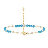 Bracelet freshwater pearl sterling silver+Freshwater Pearl+Natural Blue - bracelet - sterling silver - freshwater - Amberliss