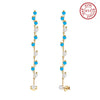 Earrings freshwater pearl sterling silver MPE03 - earrings - sterling silver - freshwater pearl - Amberliss