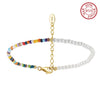 Bracelet freshwater pearl sterling silver PSB05 - bracelet - sterling silver - freshwater pearl - Amberliss