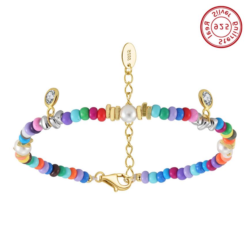 Bracelet freshwater pearl sterling silver PSB08 - bracelet - sterling silver - freshwater pearl - Amberliss