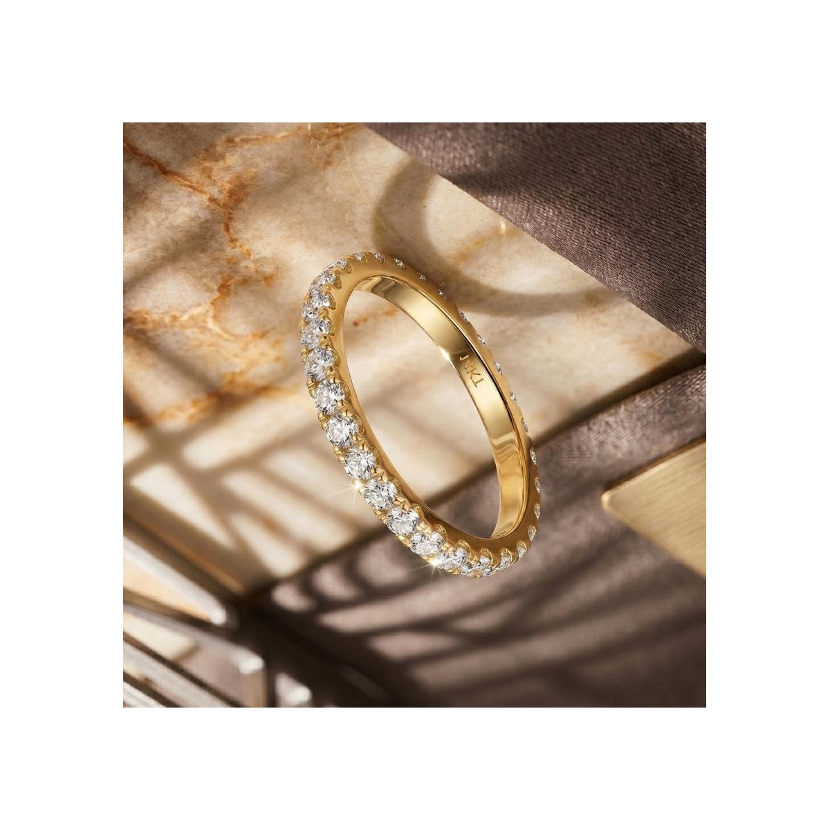 Bague diamant de laboratoire LBR01