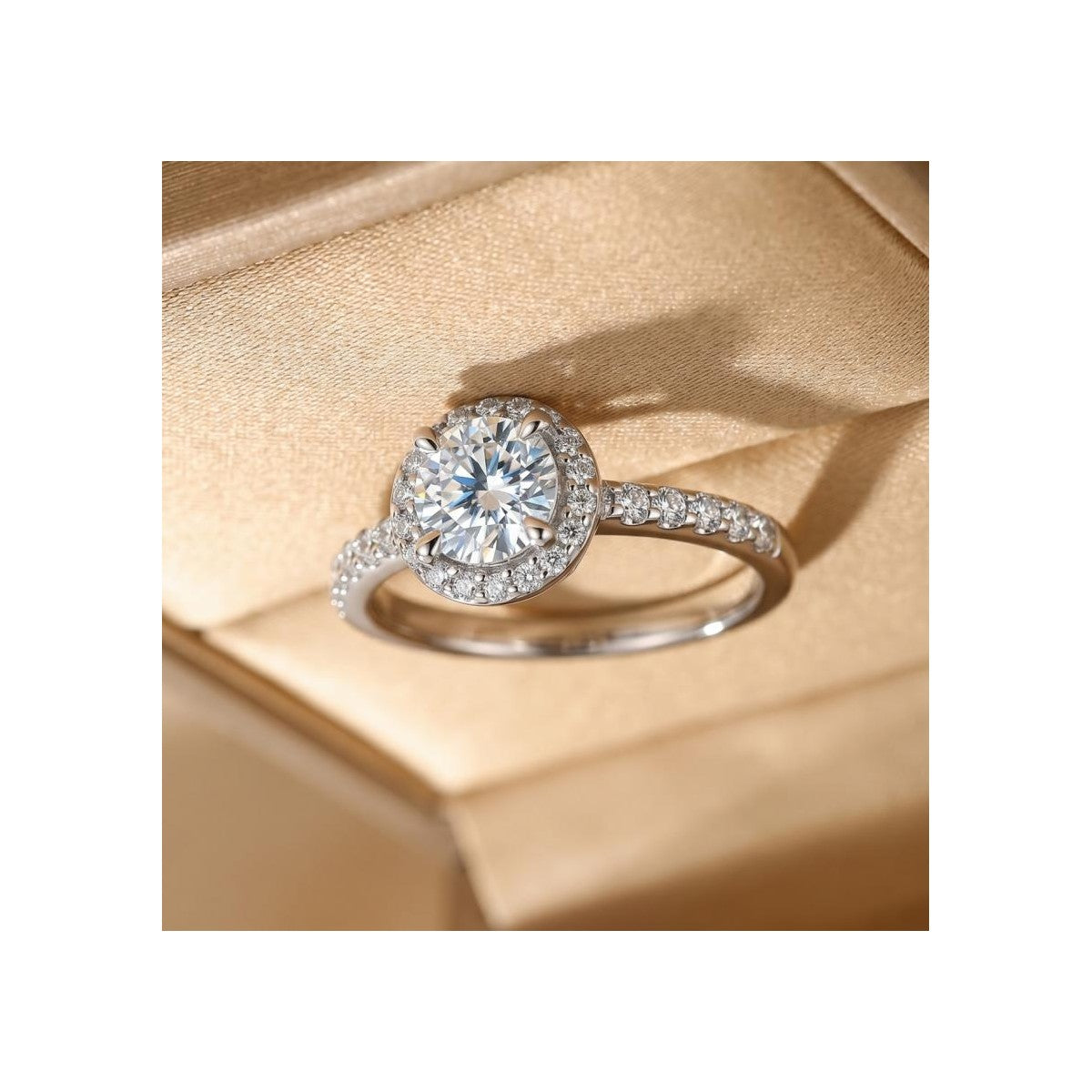 Bague diamant de laboratoire LBR04