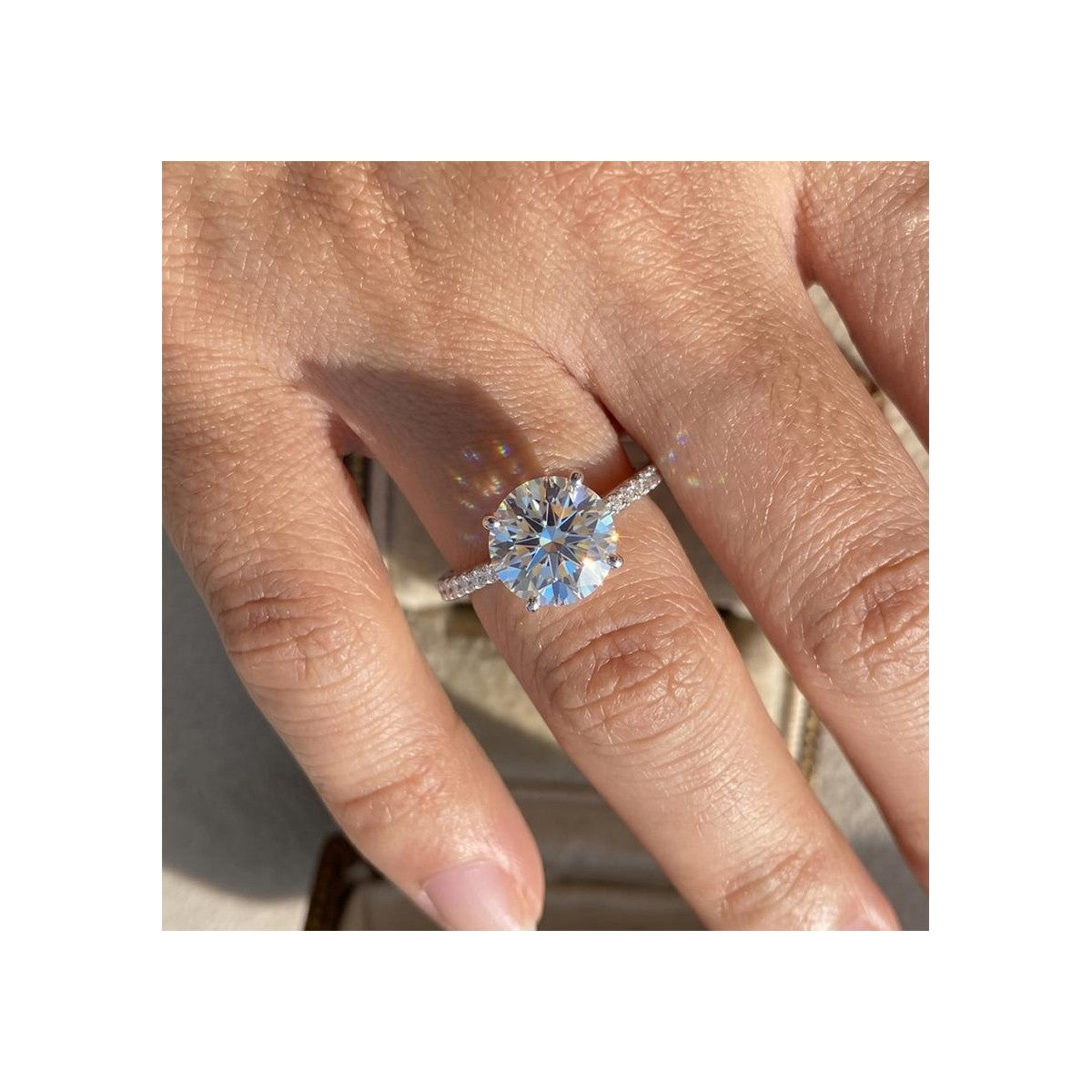 Bague diamant de laboratoire LBR05