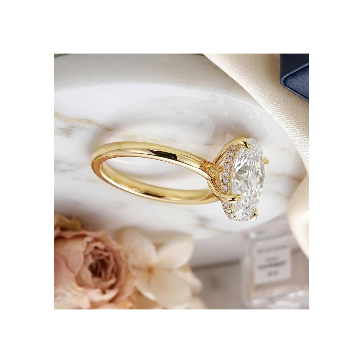 Bague diamant de laboratoire LBR09