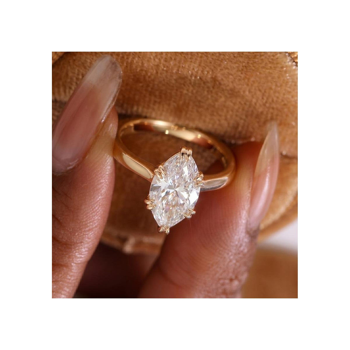 Bague diamant de laboratoire LBR12
