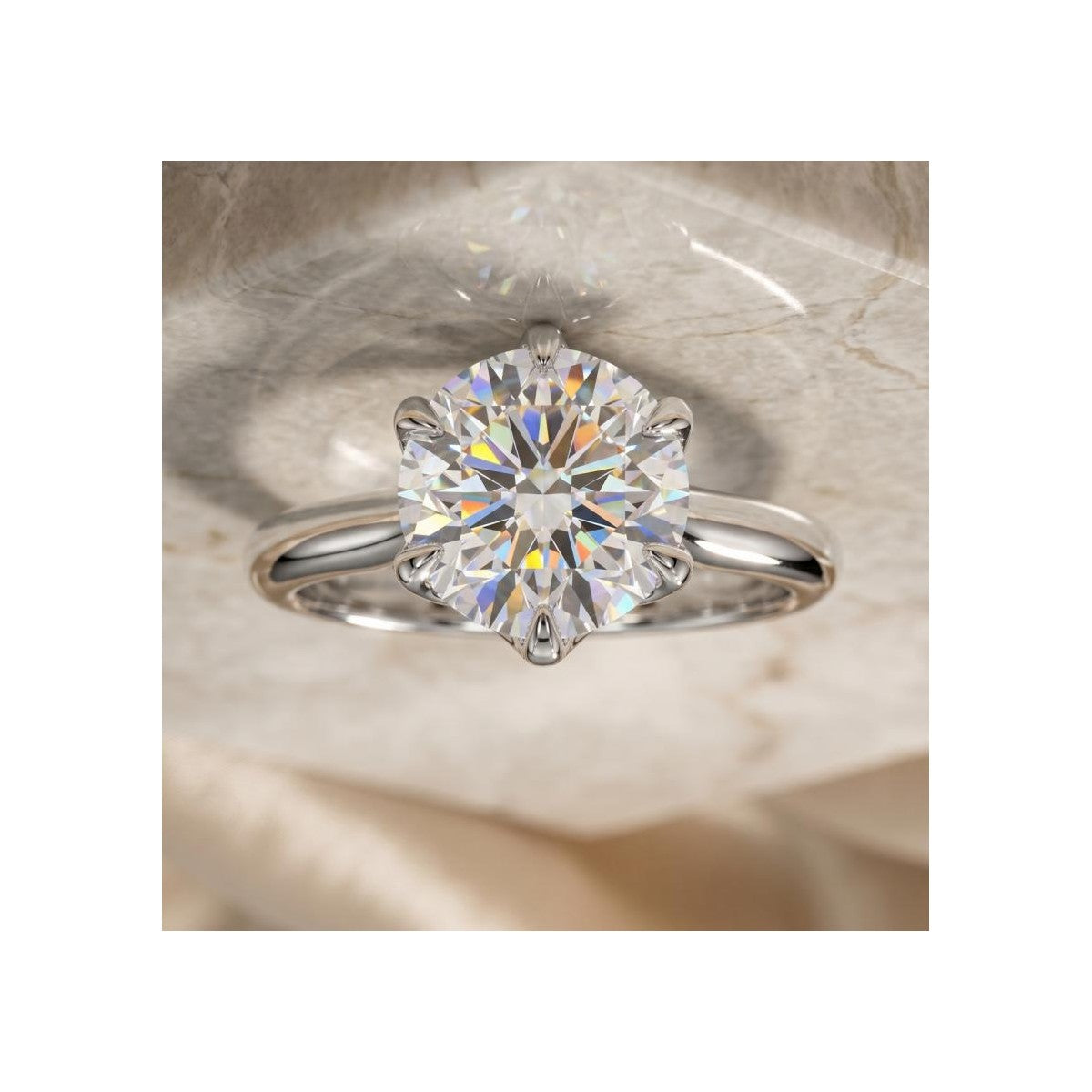 Bague diamant de laboratoire LBR15