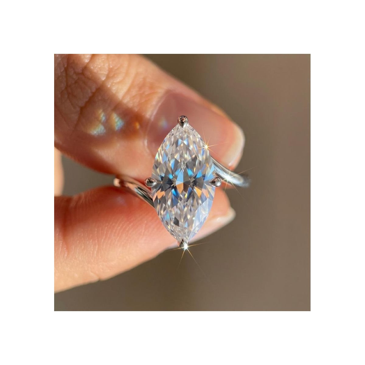 Bague diamant de laboratoire LBR24